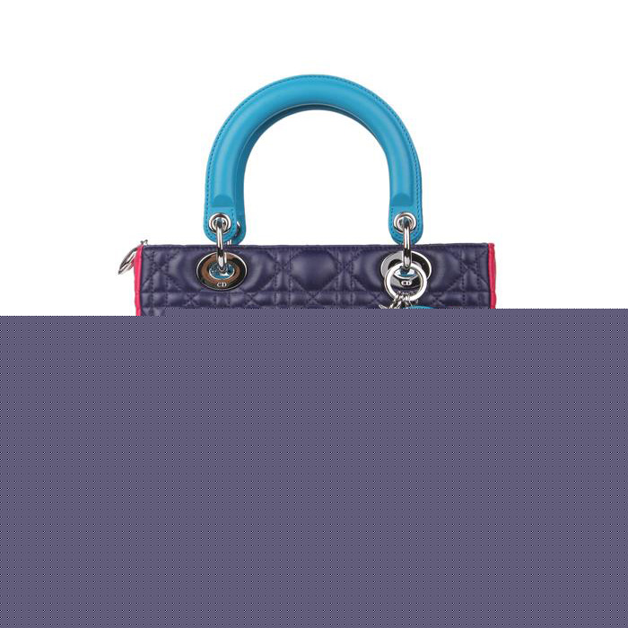 M0550PBAN Bicolore lilla e Tre colori misti in pelle da donna Dione